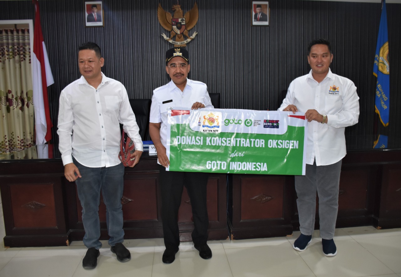 4 Rumah Sakit di Kota Kupang Dapat Bantuan Konsentrator Oksigen dari Kadin NTT dan GoTo