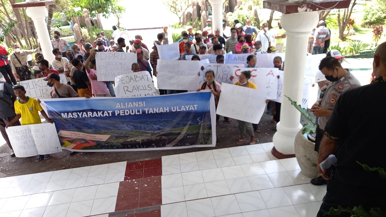 Aliansi Masyarakat Peduli Hak Ulayat Desak Pemkot Copot Jabatan Camat Alak