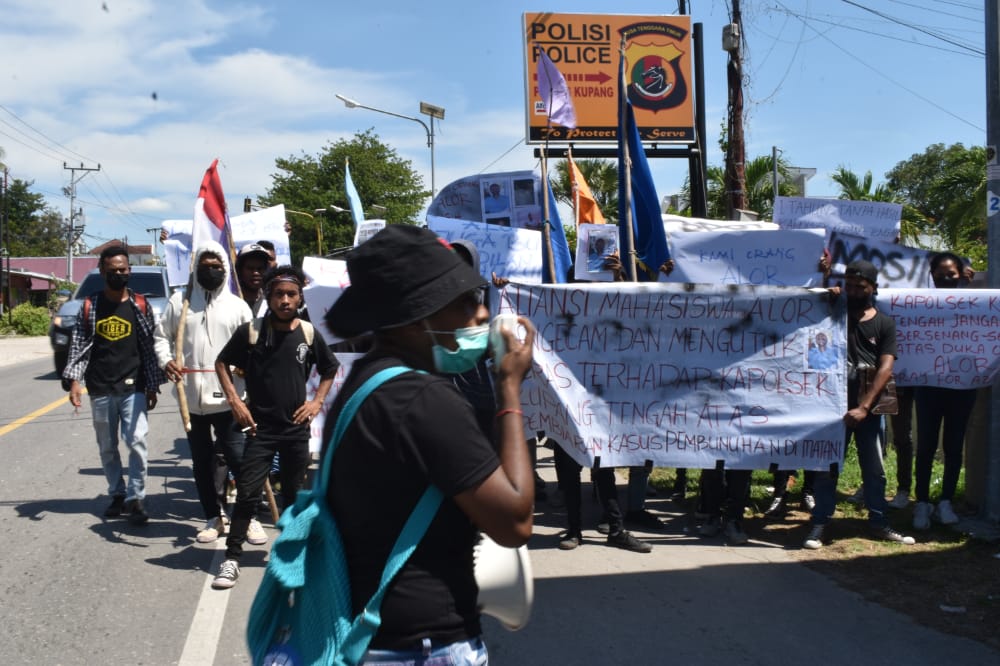 Aliansi Mahasiswa dan Masyarakat Alor Desak Kapolres Kupang Selesaikan Kasus Pembunuhan Aser Mapada