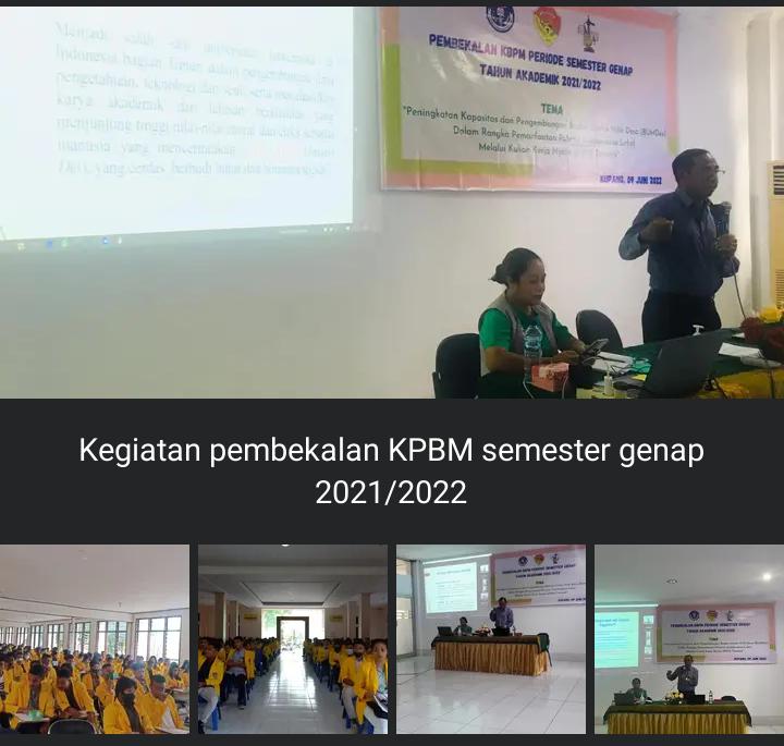 pembekalan Mahasiswa KBPM UKAW Periode semester Genap