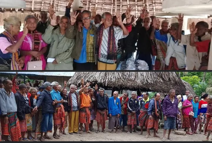 Kampanye Hari Pertama Paulus Nahak Calon Kades Desa Sono