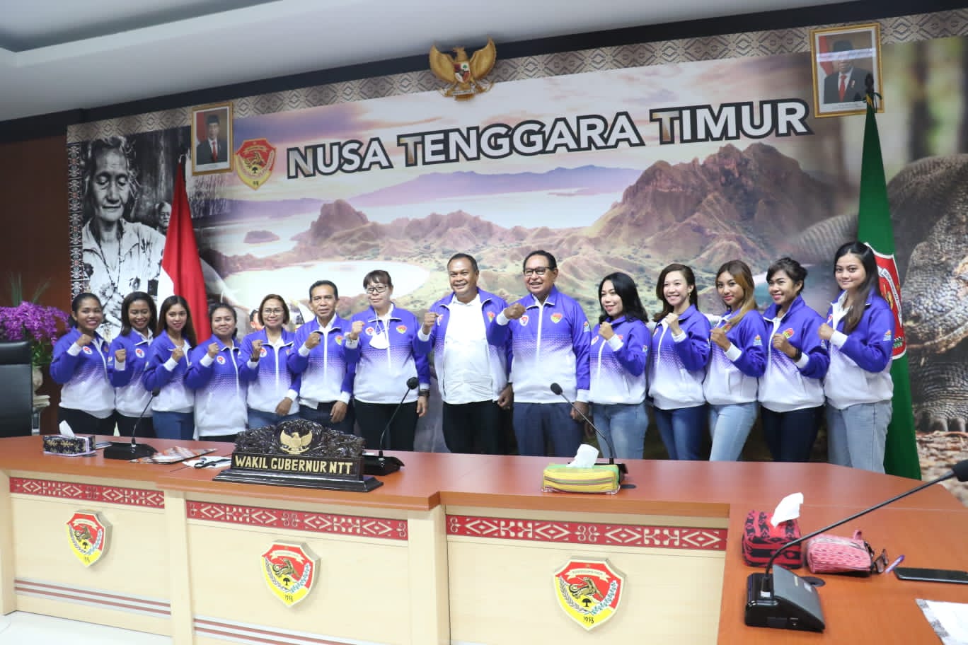 Pelepasan Perdana Kontingen KORMI NTT FORNAS Palembang 2022