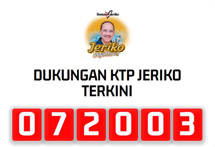 Mengagumkan, Dukungan Milenial dan Ibu Rumah Tangga Terhadap Jeriko Hinga Kini Mencapai 72 Ribu KTP
