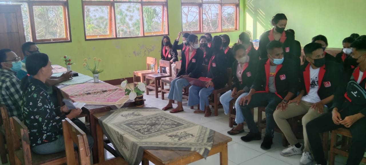 Desa Letbaun di Tunjuk Sebagai Desa pertama Untuk Pembentukan Laskar Sehat Dan Cerdas Dari UCB Kupang