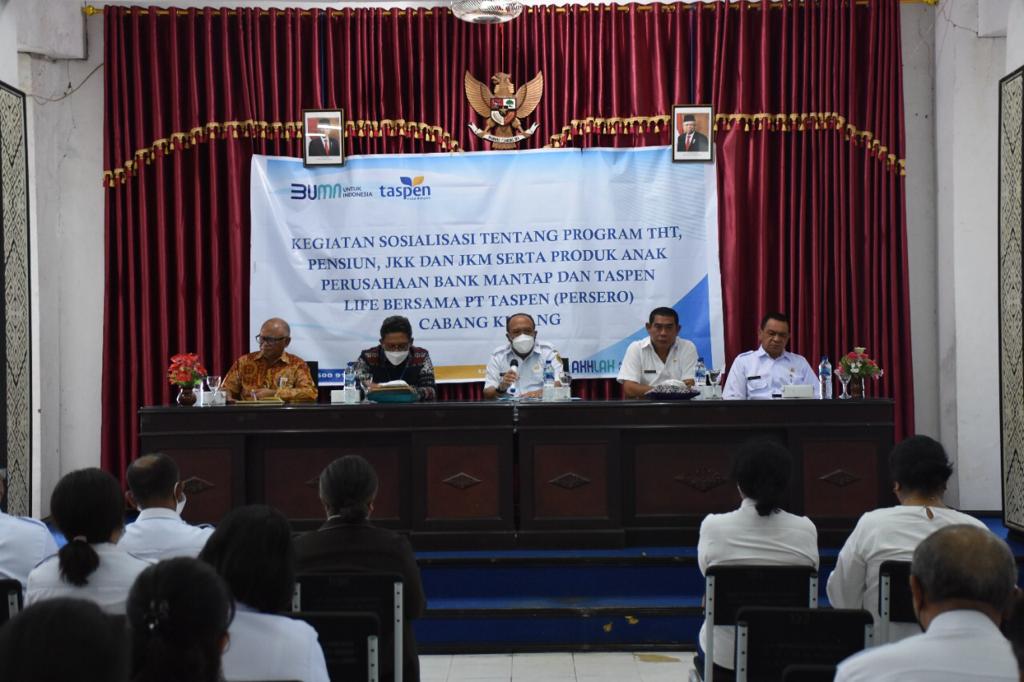 BUKA KEGIATAN SOSIALISASI, PEMKOT APRESIASI LAYANAN PT TASPEN