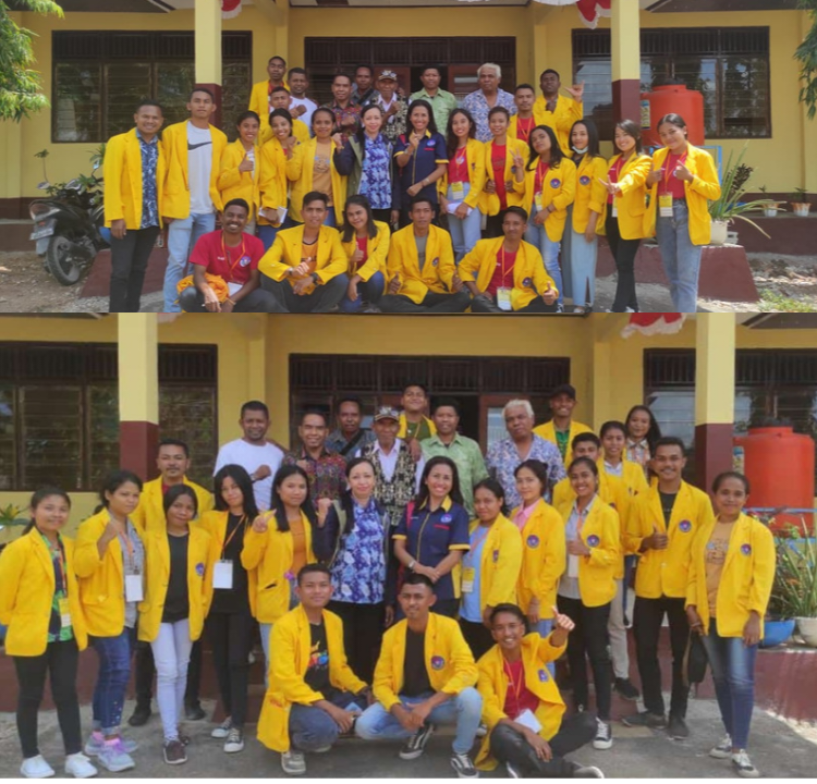 Camat Semau Secara Resmi Melepaskan 45 Orang Mahasiswa KBPM UKAW