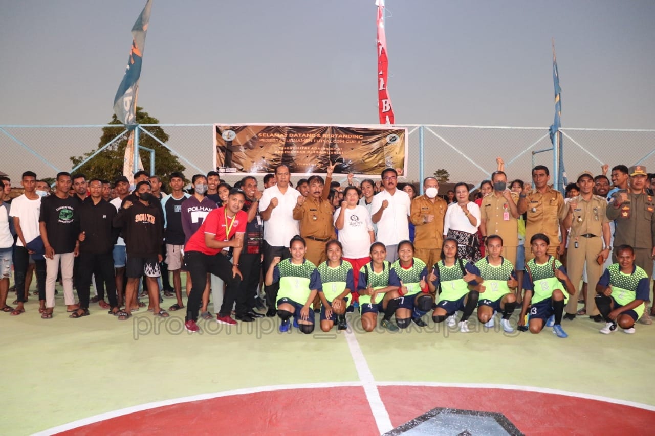 Penjabat Wali Kota Kupang Buka Turnamen Futsal GMIT Sonaf Manekan Cup III