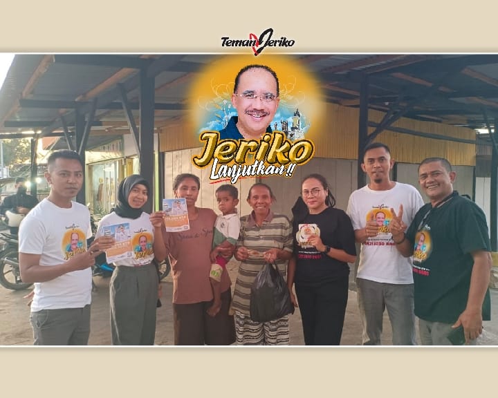 Ortu Penerima Bantuan Seragam Sekolah Serahkan KTP Dukung Jeriko 2 Periode