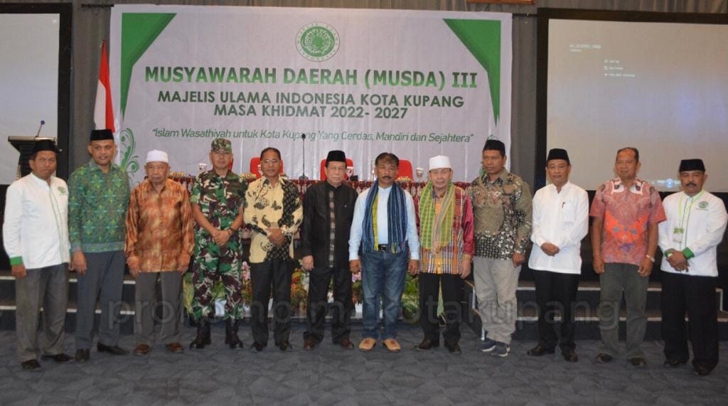 Penjabat Wali Kota Kupang Buka Musda III MUI Kota Kupang 2022-2027