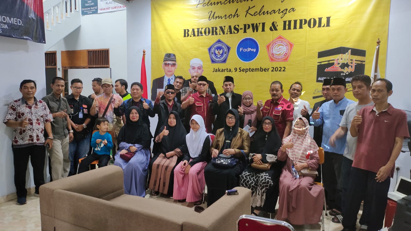 Peluncuran Program Umroh Keluarga oleh Bakornas – PWI dan HIPOLI