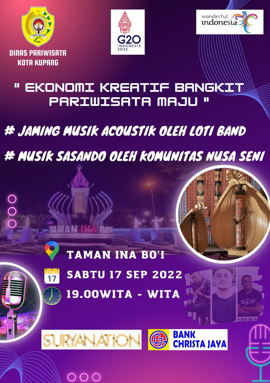 Pemkot Kupang Gelar Kegiatan Musik Akustik di Taman Ina Boi Setiap Sabtu Malam