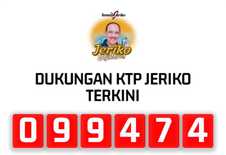 500 KTP Lagi, Dukungan untuk Jeriko Genap 100.000