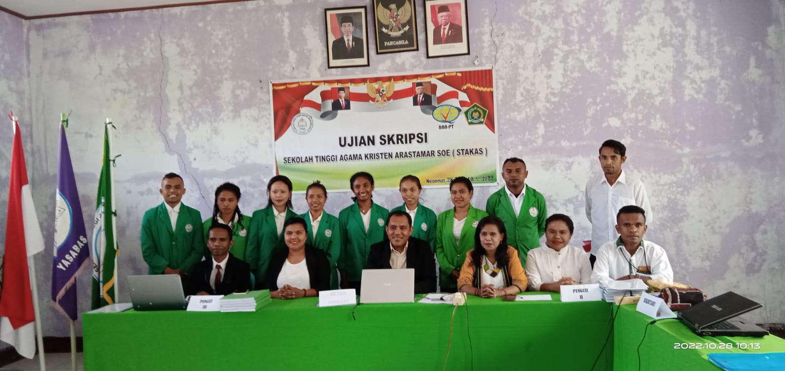 Sekolah Tinggi Agama Kristen Arastamar Soe, Gelar Ujian Skripsi Tahun Akademik 2021-2022