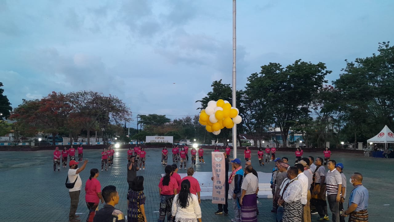 Meriahkan Ulang Tahun Dharma Wanita Kota Kupang ke-23 Dengan Tarian Muni Jo