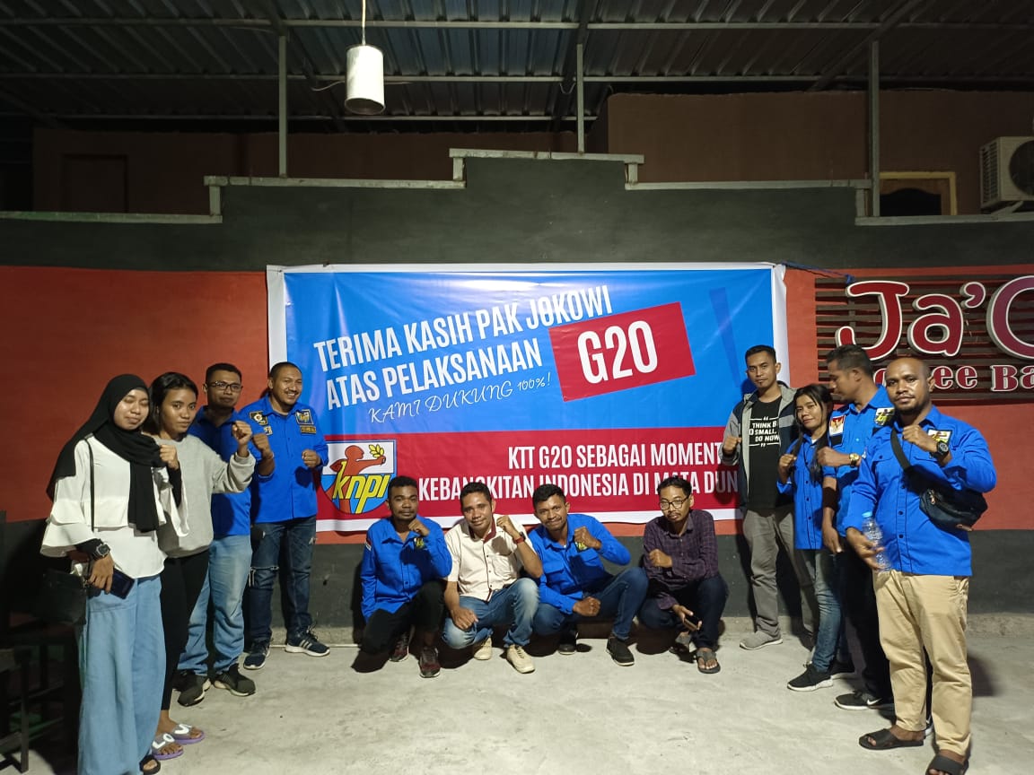 DPD KNPI NTT Dukung Penuh KTT G20 2022, Dengan Harapan Dapat Menemukan Efek Yang Baik Bagi Perekonomian di Indonesia
