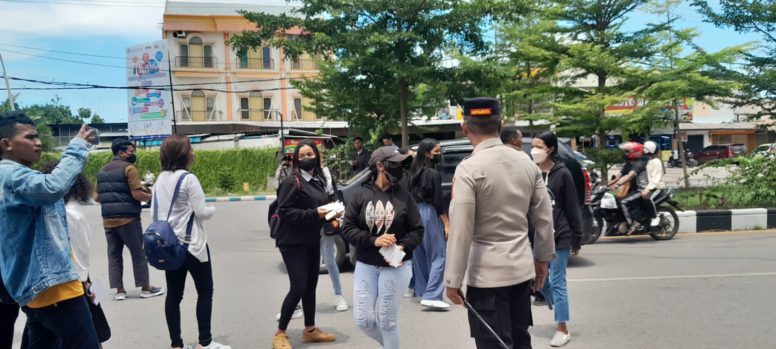 Kapolresta Kupang Kota : Setiap Kelompok Masyarakat Yang Menyampaikan Pendapat, Harus Kita Sikapi