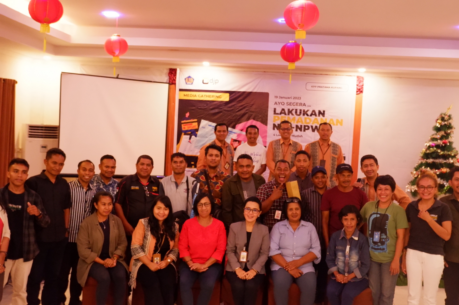 Gaungkan NIK-NPWP, Kanwil DJP Nusa Tenggara dan KPP Kupang Gelar Media Gathering Bersama Jurnalis