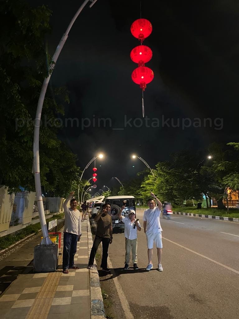 Rayakan IMLEK Paguyuban Tionghoa Gandeng Pemkot Pasang Lampion di Jalan Eltari