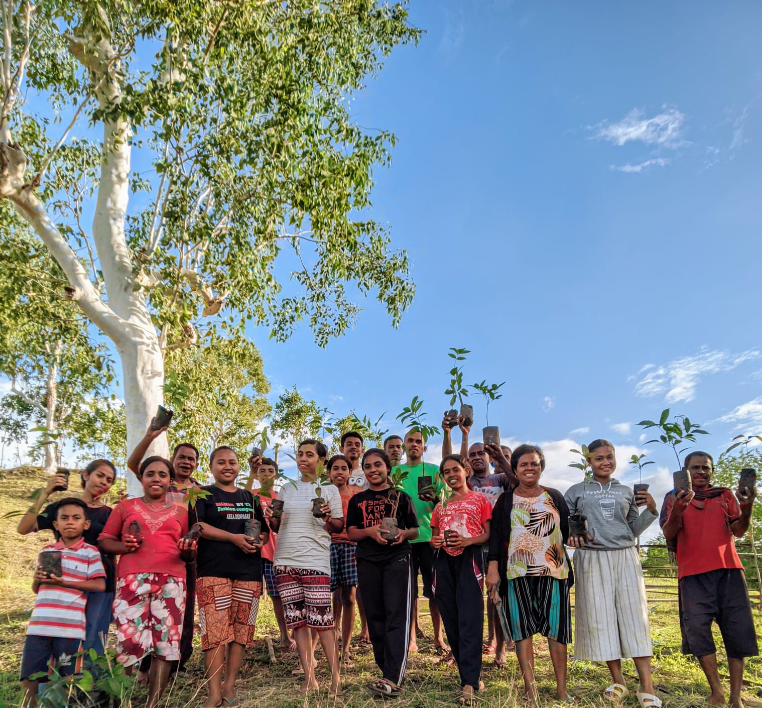 Peduli Lingkungan, NEC-BP Lakukan Aksi Penghijaun di Desa Matabesi TTU Aksi Penghijauan di Desa Matabesi TTU