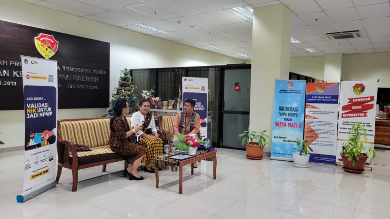 KPP Pratama Kupang Adakan Sosialisasi Bersama BKD Provinsi NTT