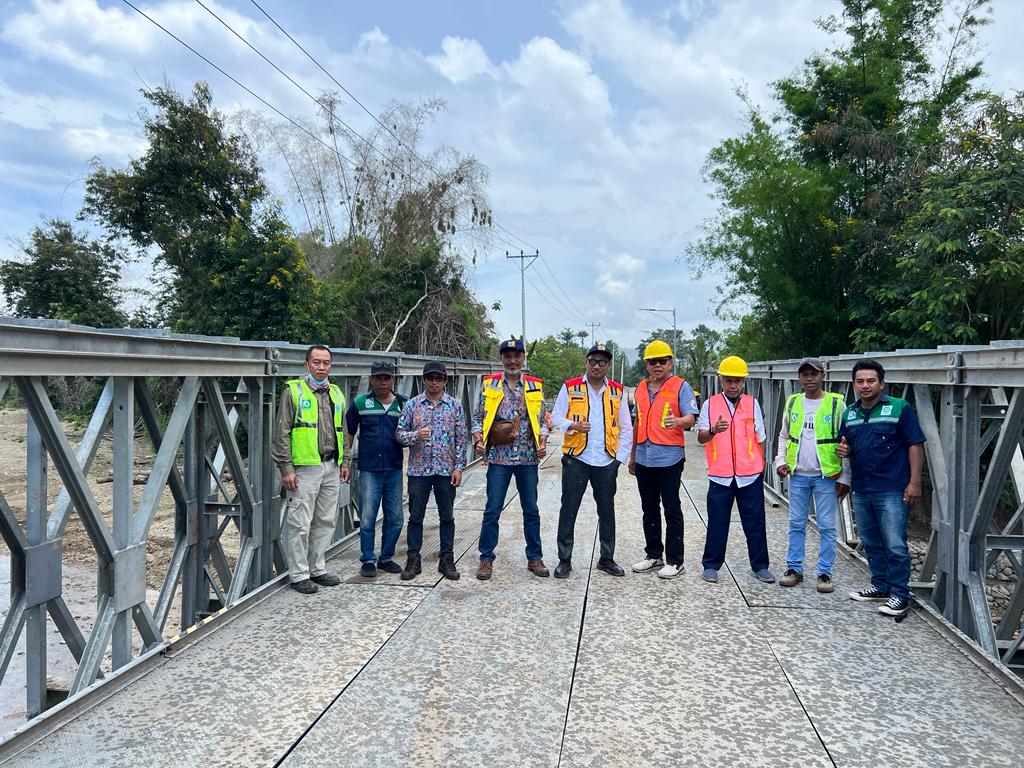 Ganti Jembatan Bambu, BPJN NTT Bangun Jembatan Rangka Baja Senilai Rp 2 M Untuk Warga Saukibe, Ambal