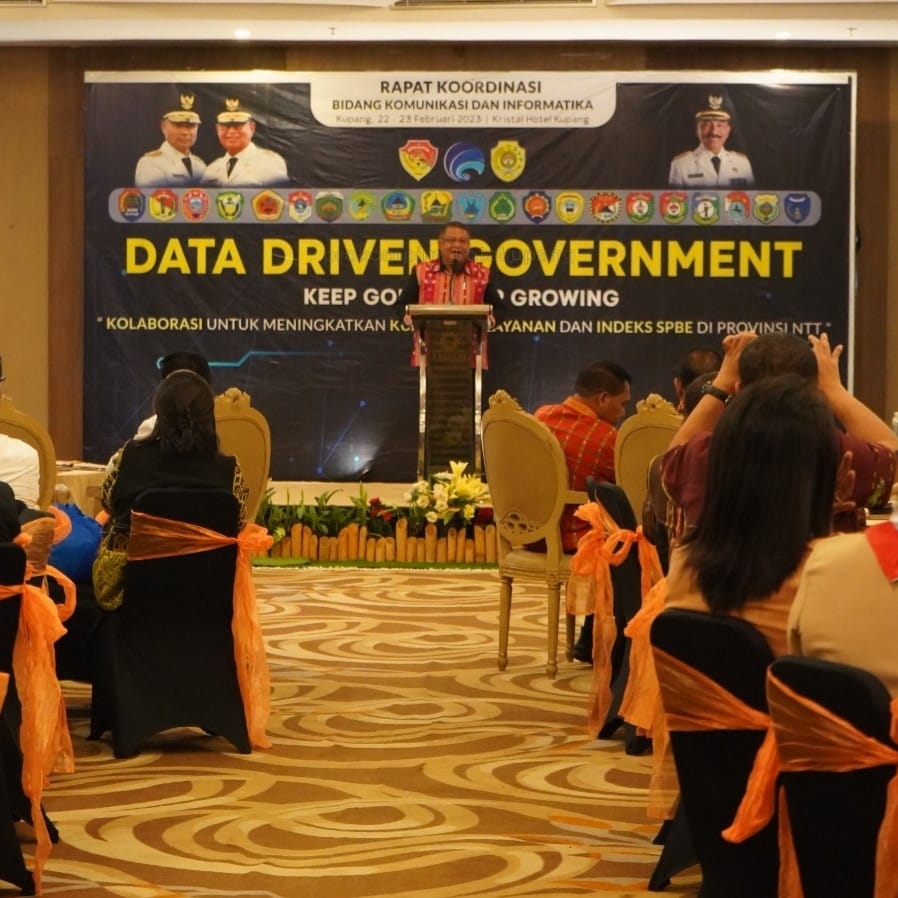 Sekda Kota Kupang Paparkan Sejumlah Layanan Digital Pada Acara Rakorda Kominfo Se-NTT