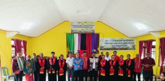 Ketua Sinode GMIT Hadiri Kegiatan Pemandirian dan Penthabisan Rumah Ibadat GMIT Ora Et Labora Fatugelo Bersama Wakil Ketua Komisi V DPRD NTT