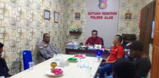 Satreskrim Polres Alor Berhasil Amankan 9 Terduga Pelaku Pengeroyokan Berujung Kematian, Mahasiswa Pantar Bertemu Kapolres Alor Tegaskan Usut Tuntas