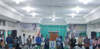 Peringati Dies Natalis Ke-75, GMKI Kalabahi Gelar Ibadah Syukuran Dan Refleksi Bersama, Ini Pesan Senior GMKI Rudi Lema Killa