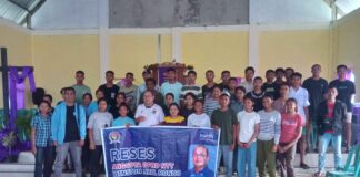 Winston Rondo Janji Bantu Fasilitasi Potensi Anak Muda di GMIT Fatusukif Naifalo Dalam Olahraga Bola Voli