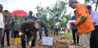 Hadiri Penanaman Pohon dan Simulasi Edukasi Memilah Sampah, Christian Widodo Ajak Masyarakat Kolaborasi Untuk Kupang Green and Clean