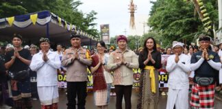 Wali Kota Christian Widodo Sebut Acara Tawur Kesanga dan Pelepasan Peserta Pawai Ogoh-Ogoh Tahun Saka 1947 Merupakan Salah Satu Kekayaan Budaya Kota Kupang