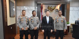 Tiga Kapolsek Bersinergi Dengan Wali Kota Kupang Untuk Tangani Sampah