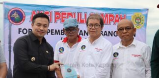 Wali Kota Christian Widodo Apresiasi Aksi Peduli Sampah FPK NTT Dibawah Pimpinan Theo Widodo