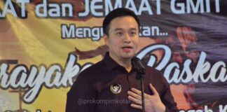 Wali Kota Christian Widodo Hadiri Penerimaan Peserta Prosesi Paskah Pemuda GMIT 2025