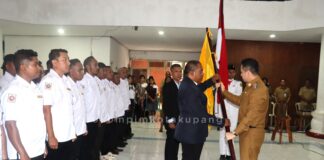 Wali Kota Christian Widodo Lantik Pengurus Karang Taruna Kota Kupang Masa Bakti 2025–2030