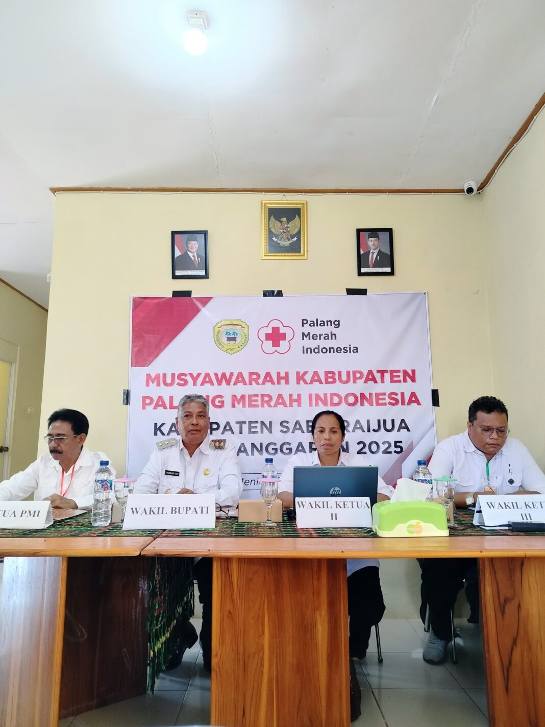 Wakil Bupati Thobias Uly Terpilih sebagai Ketua PMI Kabupaten Sabu Raijua Periode 2025–2030