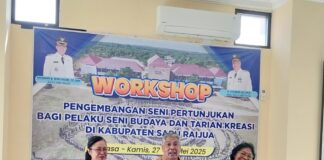 Wakil Bupati Thobias Uly Buka Workshop Pengembangan Seni Pertunjukan di Sabu Raijua