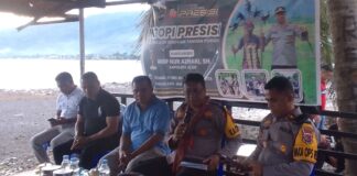 Pemuda Bungawaru dan Polres Alor Gelar Ngopi Presisi untuk Ciptakan Suasana Aman dan Kondusif