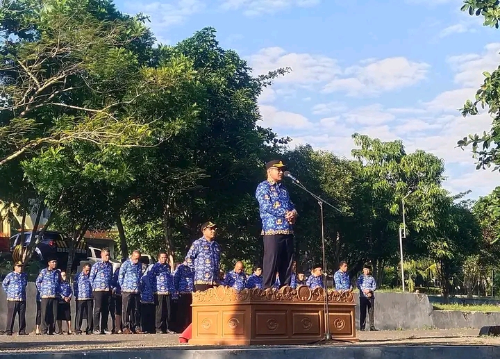 Bupati Iskandar Lakamau Pimpin Apel Kesadaran ASN, Tekankan Profesionalisme Dan Integritas