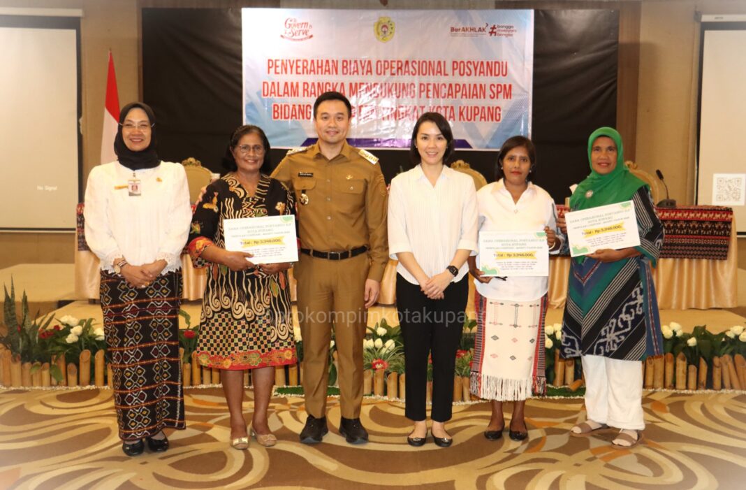 Wali Kota Kupang Christian Widodo Hadiri Penyaluran Dana Operasional Posyandu ILP Triwulan I Tahun 2025