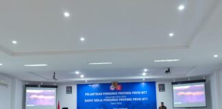 Pengurus PBVSI NTT Periode 2025-2029 Resmi Dilantik : Ketum Winston Rondo Pasang Target Tinggi di Porprov dan PON