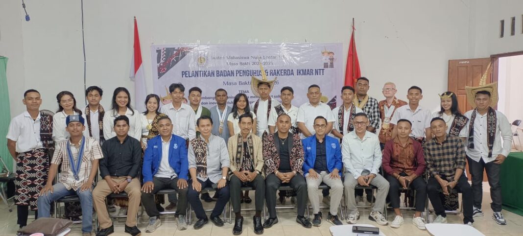 Pengurus DPD GAMKI NTT Hadiri Pelantikan Pengurus IKMAR NTT : Wujud Jaga Solidaritas Antar OKP