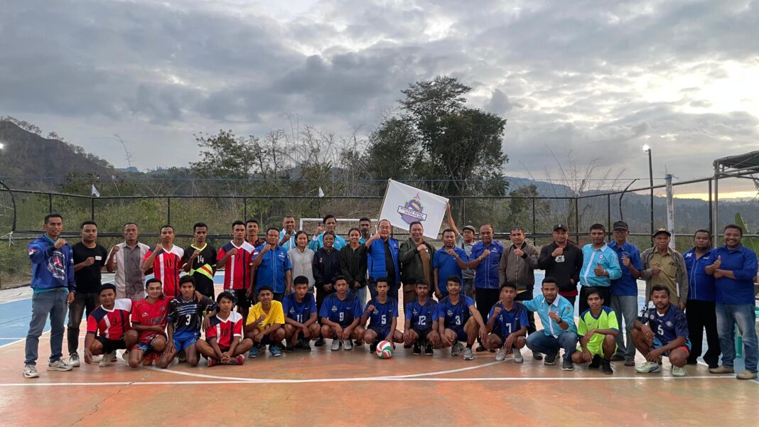 DPC Partai Demokrat Kabupaten Kupang Resmi Launching Klub Voli Dengan Nama Bintang Mercy Fatuleu