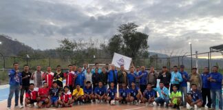 Pengurus Pengprov PBVSI NTT Hadiri Launching Klub Voli Bintang Mercy Fatuleu Milik DPC Demokrat Kabupaten Kupang