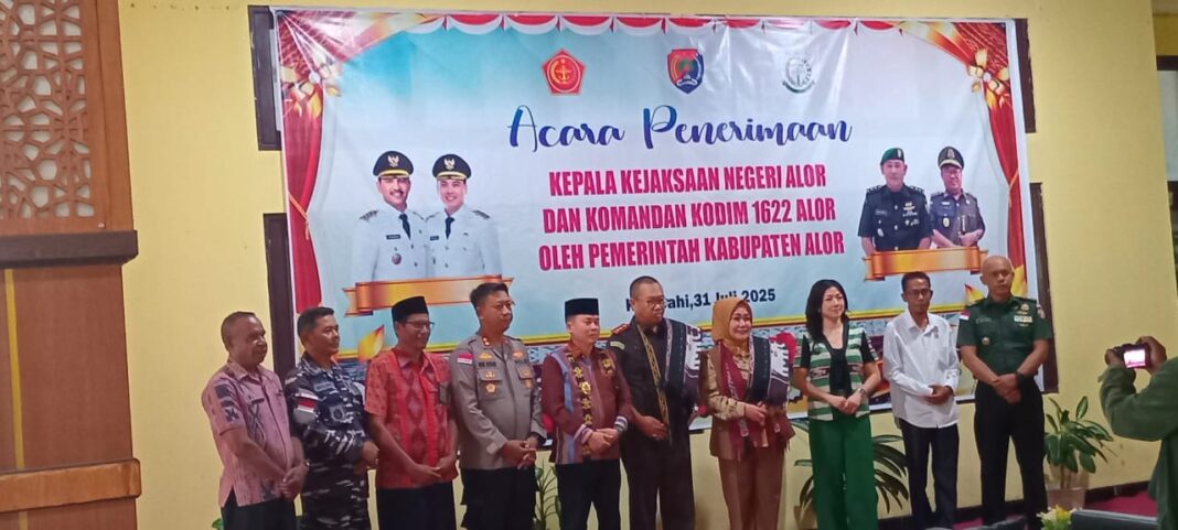 Pemerintah Kabupaten Alor Gelar Acara Penerimaan Kepala Kejaksaan Dan Dandim Baru, Harapkan Kerjasama Yang Baik