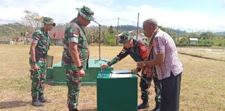 Membangun Kebersamaan, TNI Dan Masyarakat Bersatu Dalam Upacara Penutupan TMMD Ke-125 Di Alor Selatan