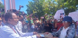 Saksiminor Sampaikan Aspirasi Terkait Tuntutan Perkara Mantan Kapolres Ngada : Ketua PN Kupang Pastikan Tidak Ada Intervensi