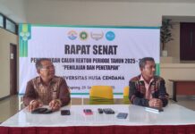 3 Orang Profesor Lolos Tahap Penjaringan Oleh Senat Undana Dengan Perolehan Suara Tipis , Ketua Panitia Sebut Rektor Baru Ditentukan Oleh Kemendiktisaintek