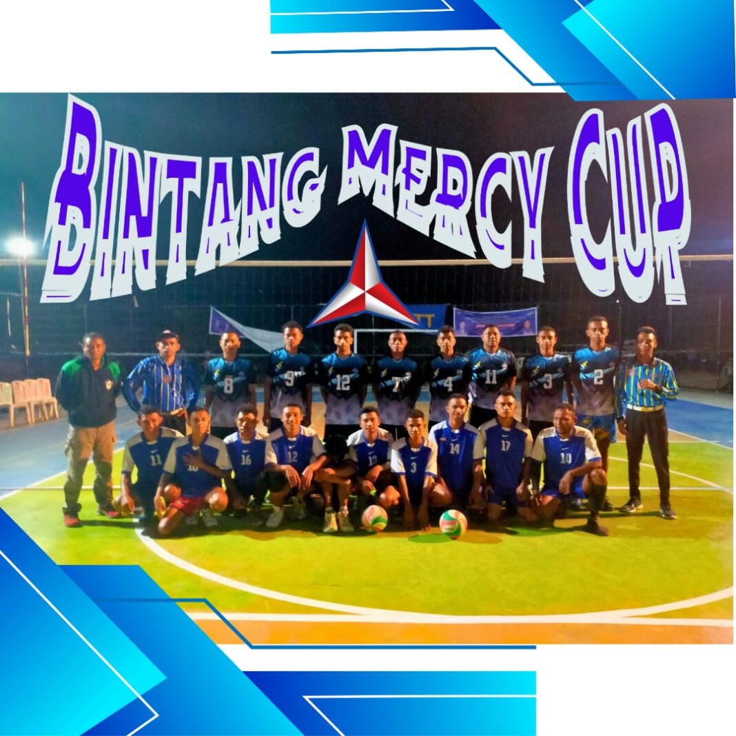 10 Tim Putra Dipastikan Lolos Dalam Babak 16 Besar Turnamen Voli Bintang Mercy Fatuleu Cup